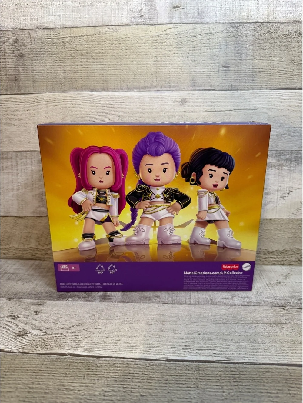 Mira, Rumi & Zoey Little People Collector Kpop Demon Hunters 3 pack.